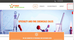 Desktop Screenshot of nmspecialtychemicals.com