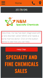 Mobile Screenshot of nmspecialtychemicals.com