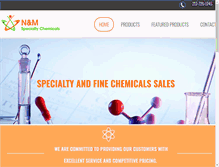 Tablet Screenshot of nmspecialtychemicals.com
